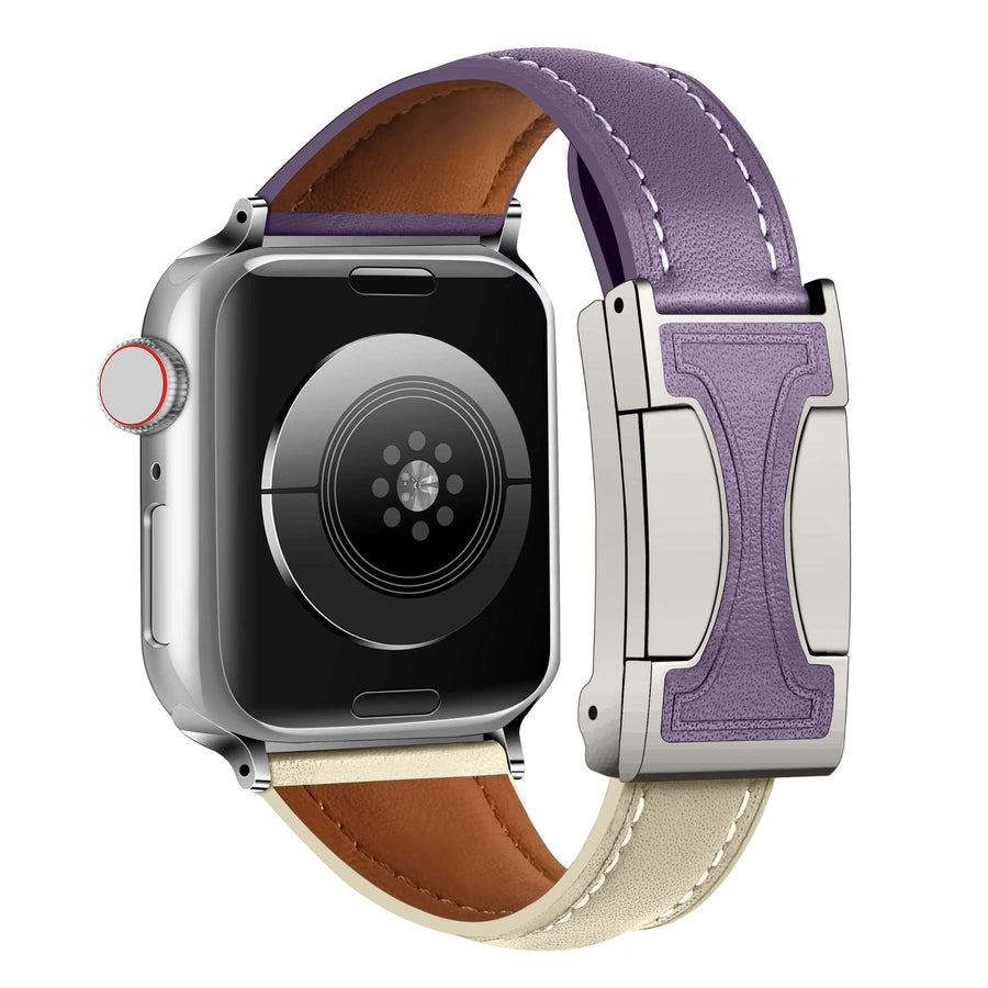 Rodo Two Colors Leather Band - Snap Bands