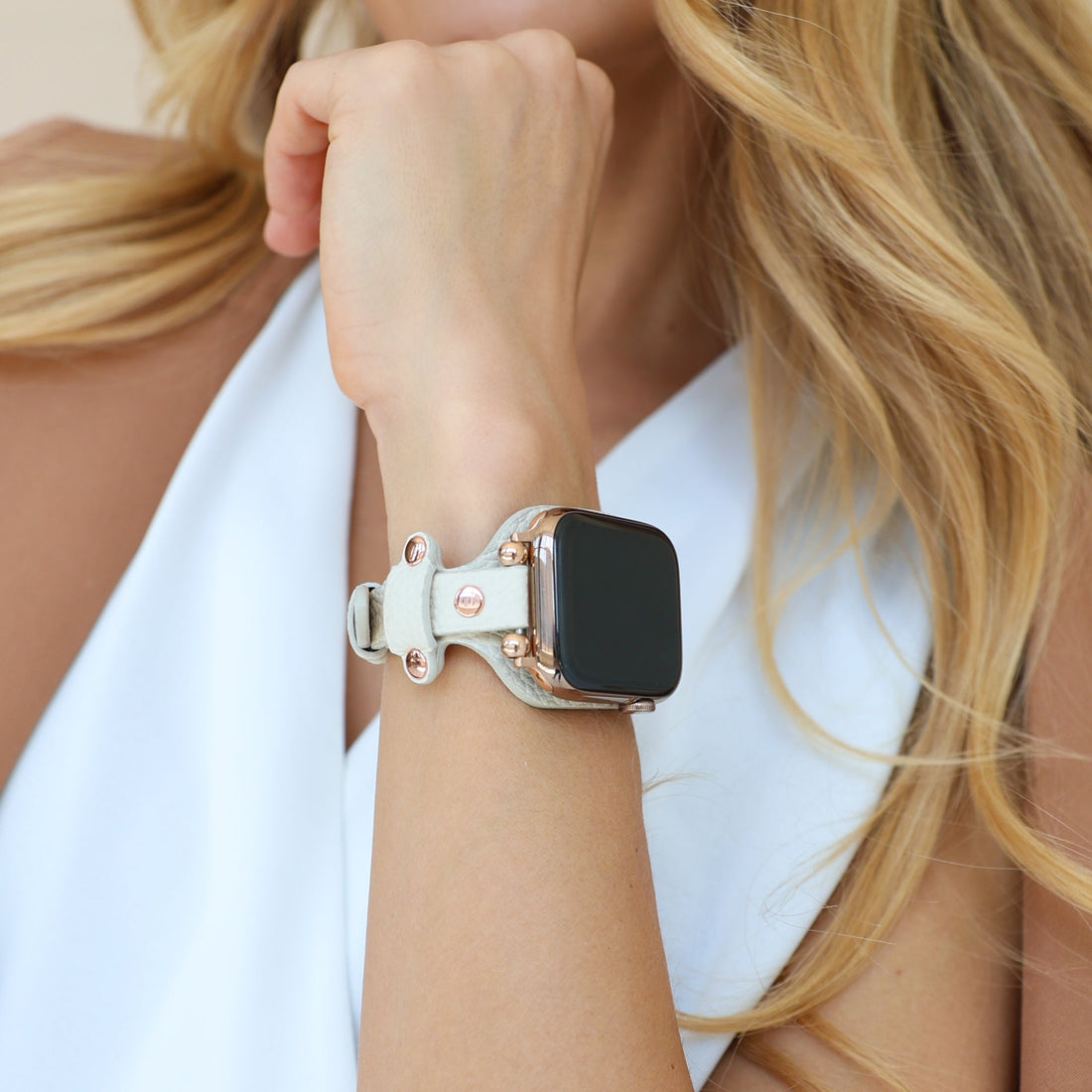 Roma Slim Leather Band - Snap Bands