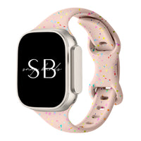 Sakura Confetti Silicone Band - #Snap Bands#