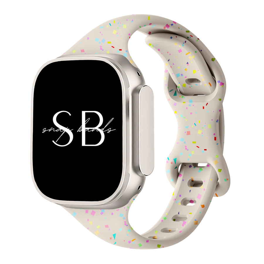 Sakura Confetti Silicone Band - #Snap Bands#