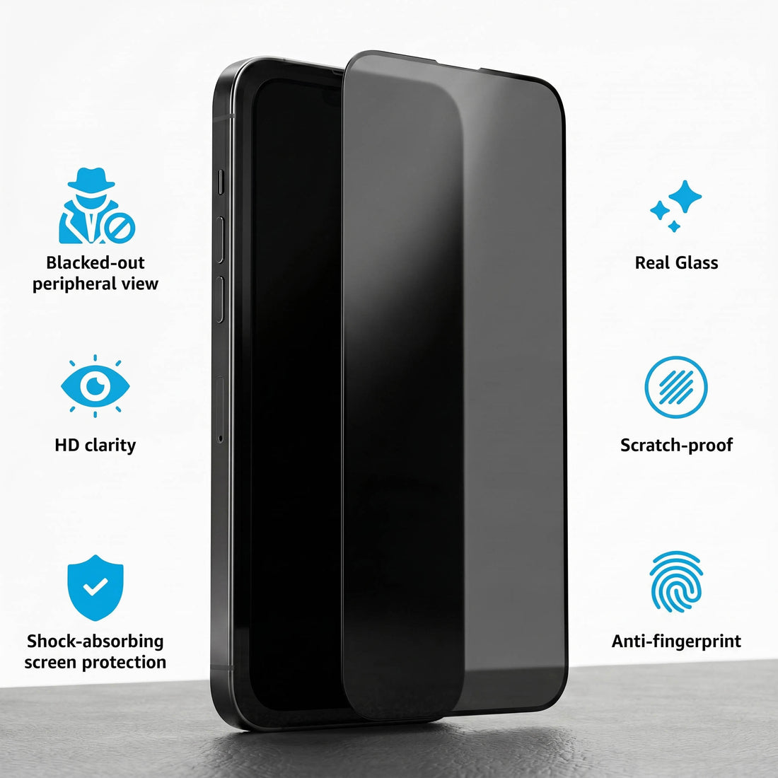 Privacy Tempered Glass Screen Protector
