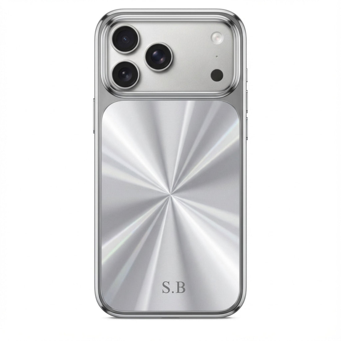 Silver Flashy iPhone Case - Snap Bands
