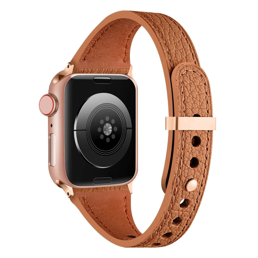 Slim Leather Band Meda - Snap Bands