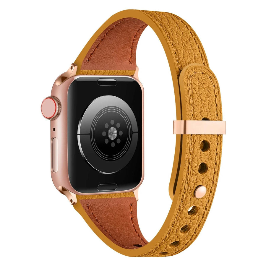 Slim Leather Band Meda - Snap Bands