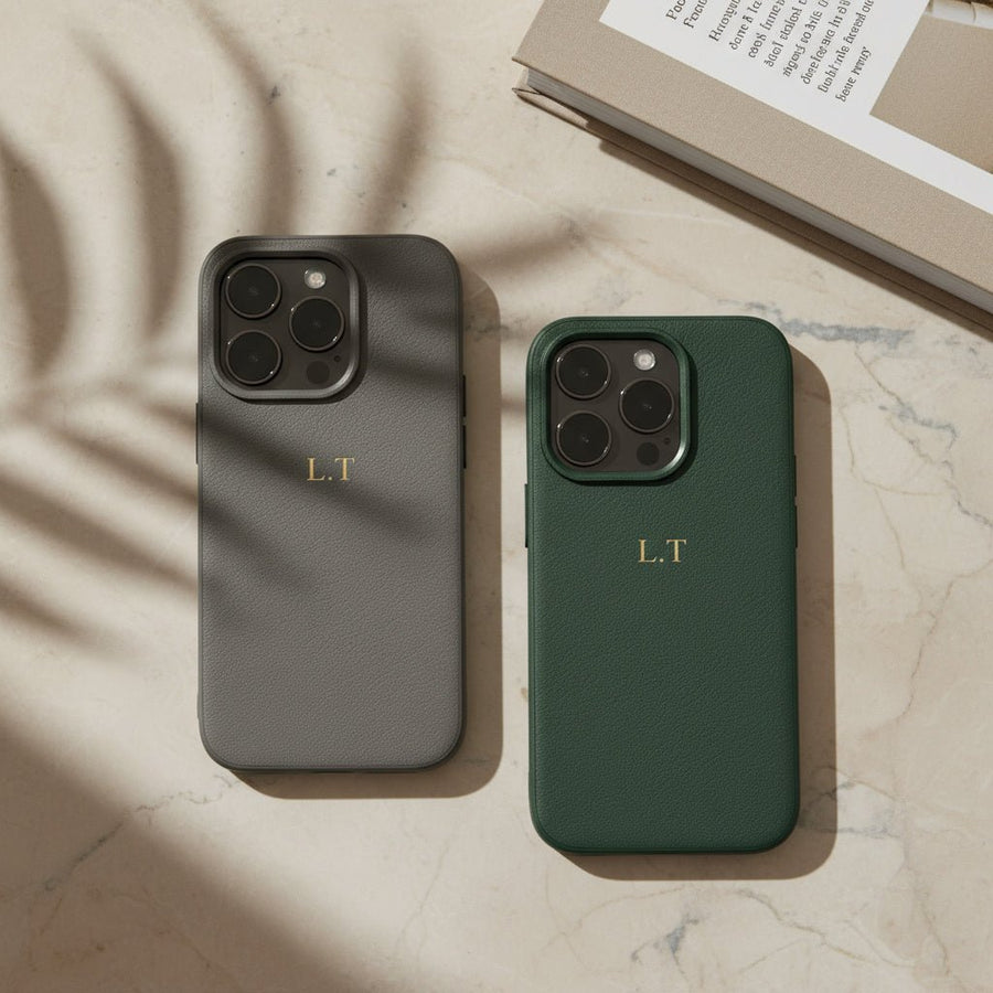Soft Leather iPhone Case - Snap Bands