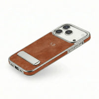 Suede iPhone Case With Stand - Snap Bands