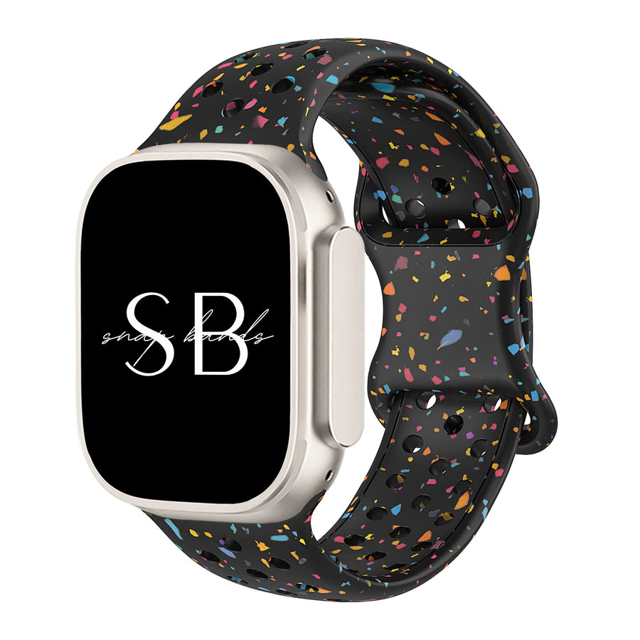 Vita Speckled Silicone Band - #Snap Bands#