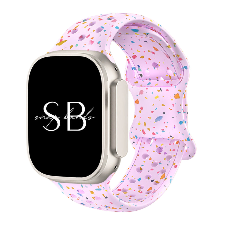 Vita Speckled Silicone Band - #Snap Bands#