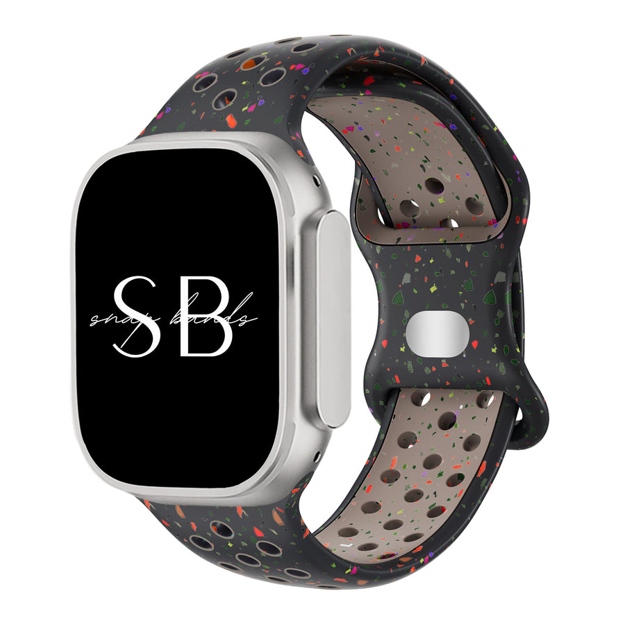 Vita Speckled Silicone Band - #Snap Bands#