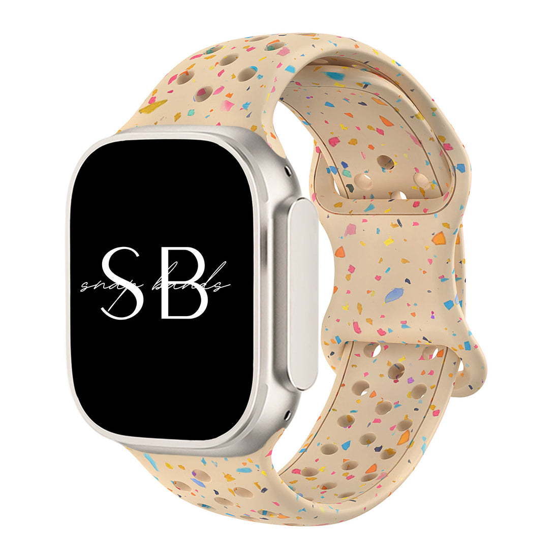 Vita Speckled Silicone Band - #Snap Bands#