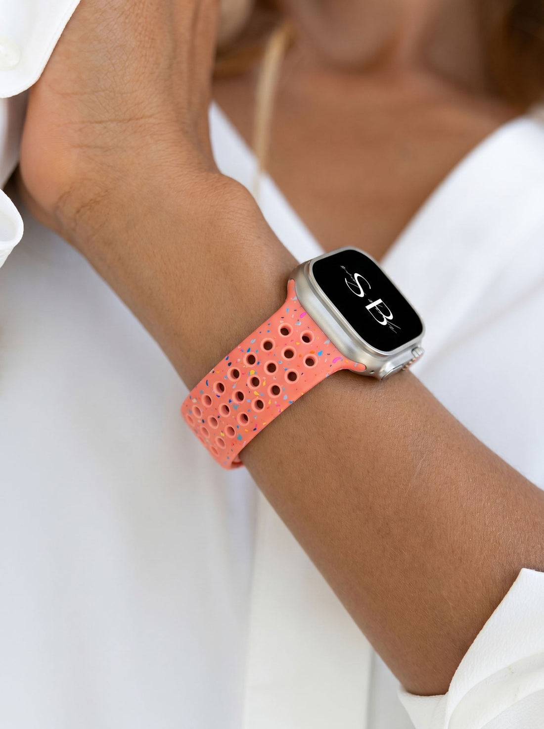 Vita Speckled Silicone Band - Snap Bands