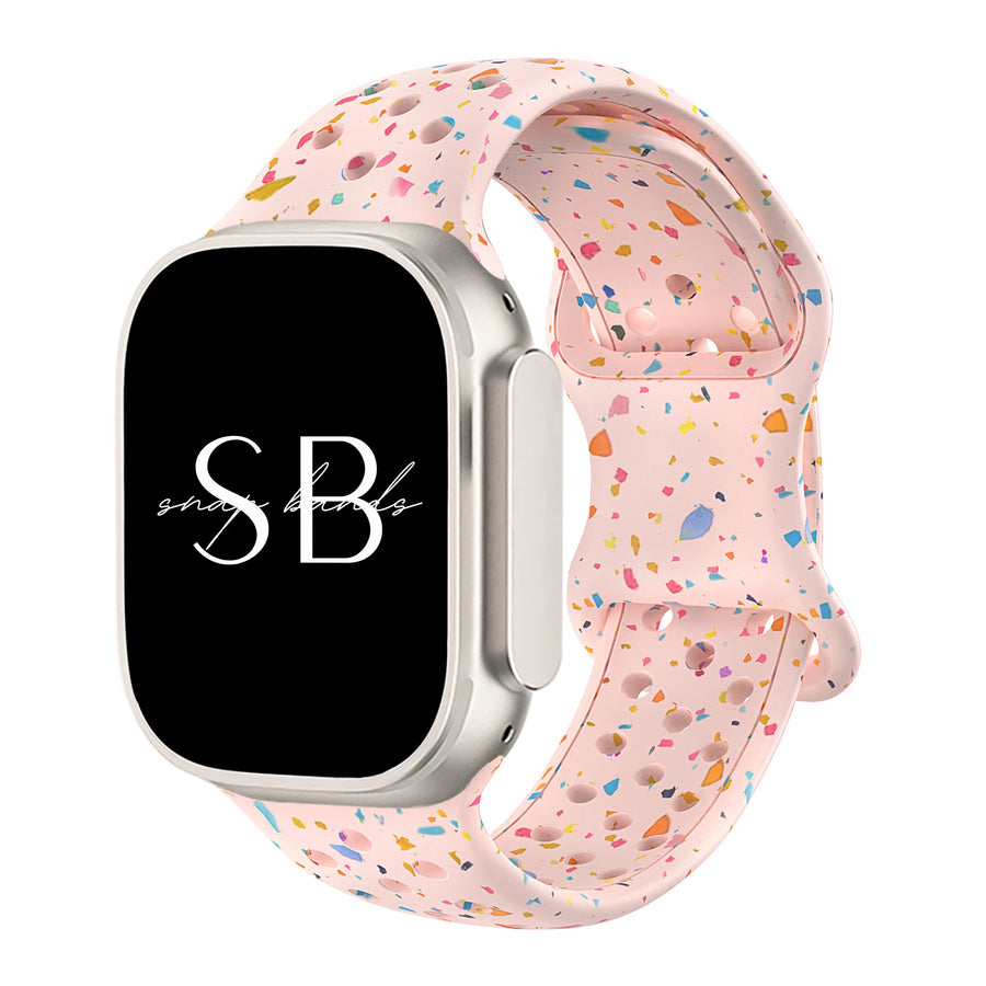 Vita Speckled Silicone Band - #Snap Bands#