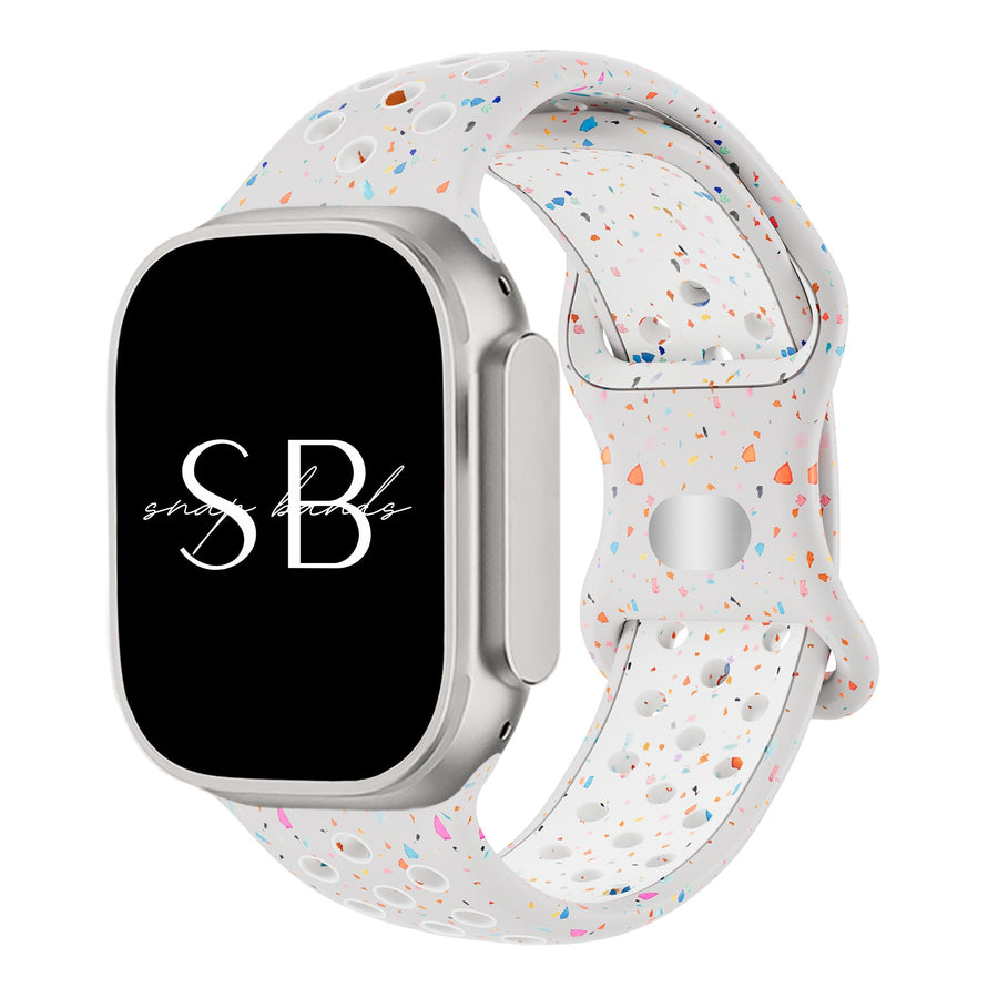 Vita Speckled Silicone Band - #Snap Bands#