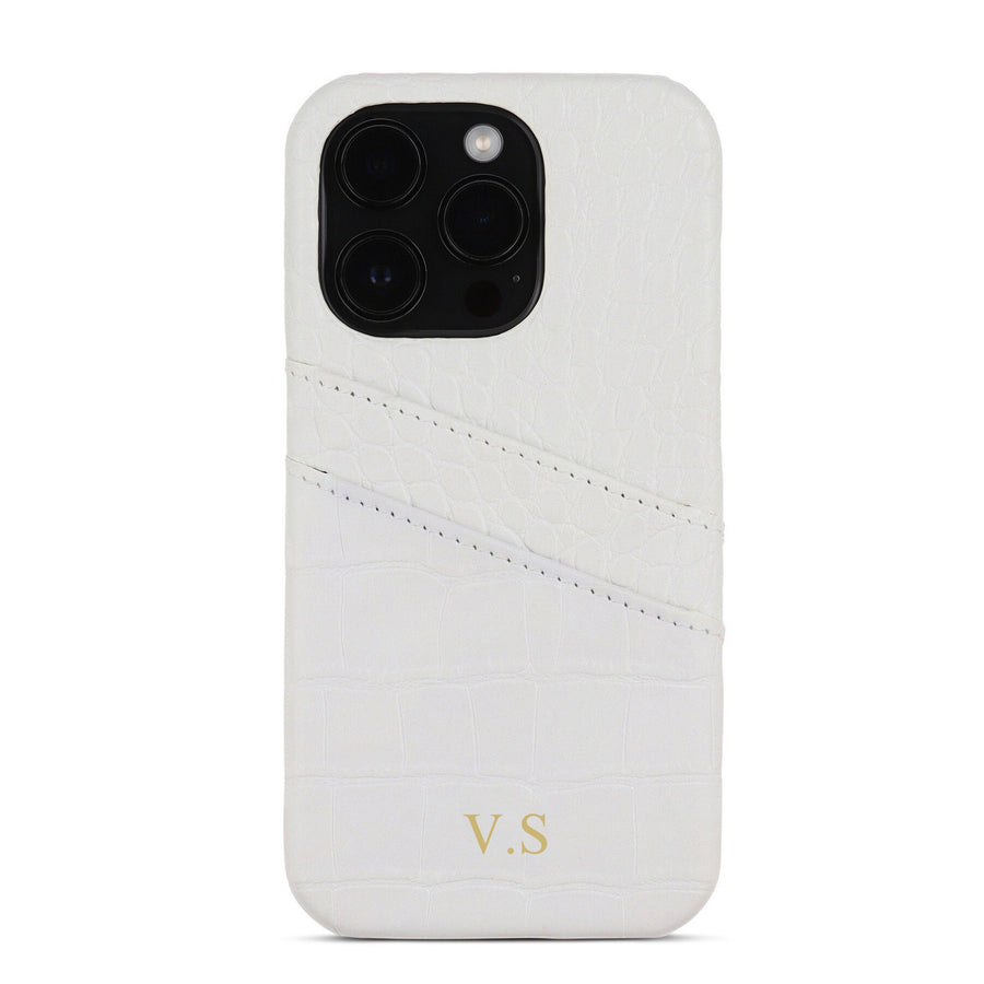 White Crocodile iPhone Case - #Snap Bands#