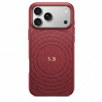 Wine Personalized Magnetic iPhone Case With Leather - Snap Bands