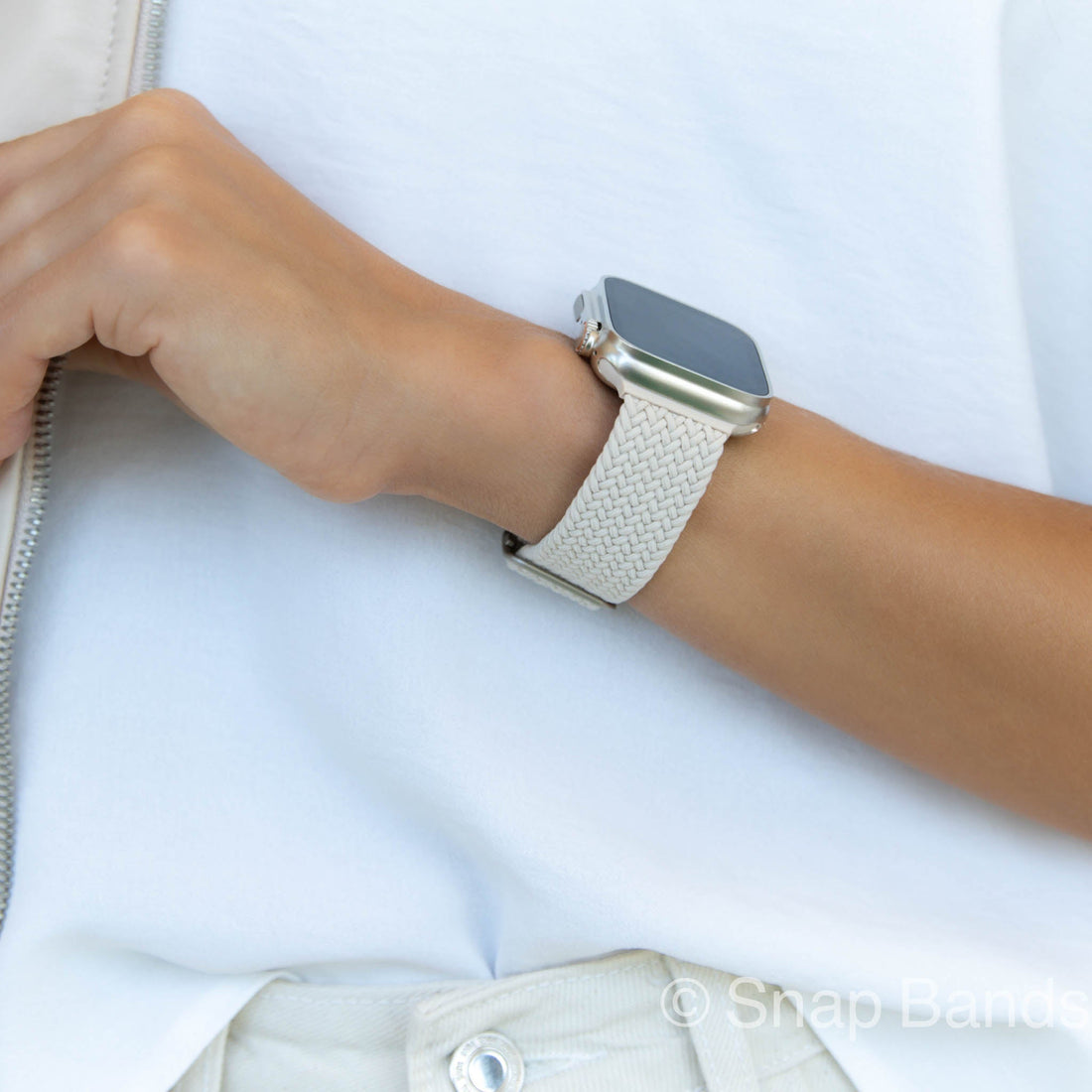 Yuma Braided Loop Band - #Snap Bands#