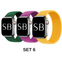 3 Pack Nylon Woven Bands - #Snap Bands#