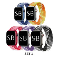 5-Pack Nylon Braided Knit Band - #Snap Bands#