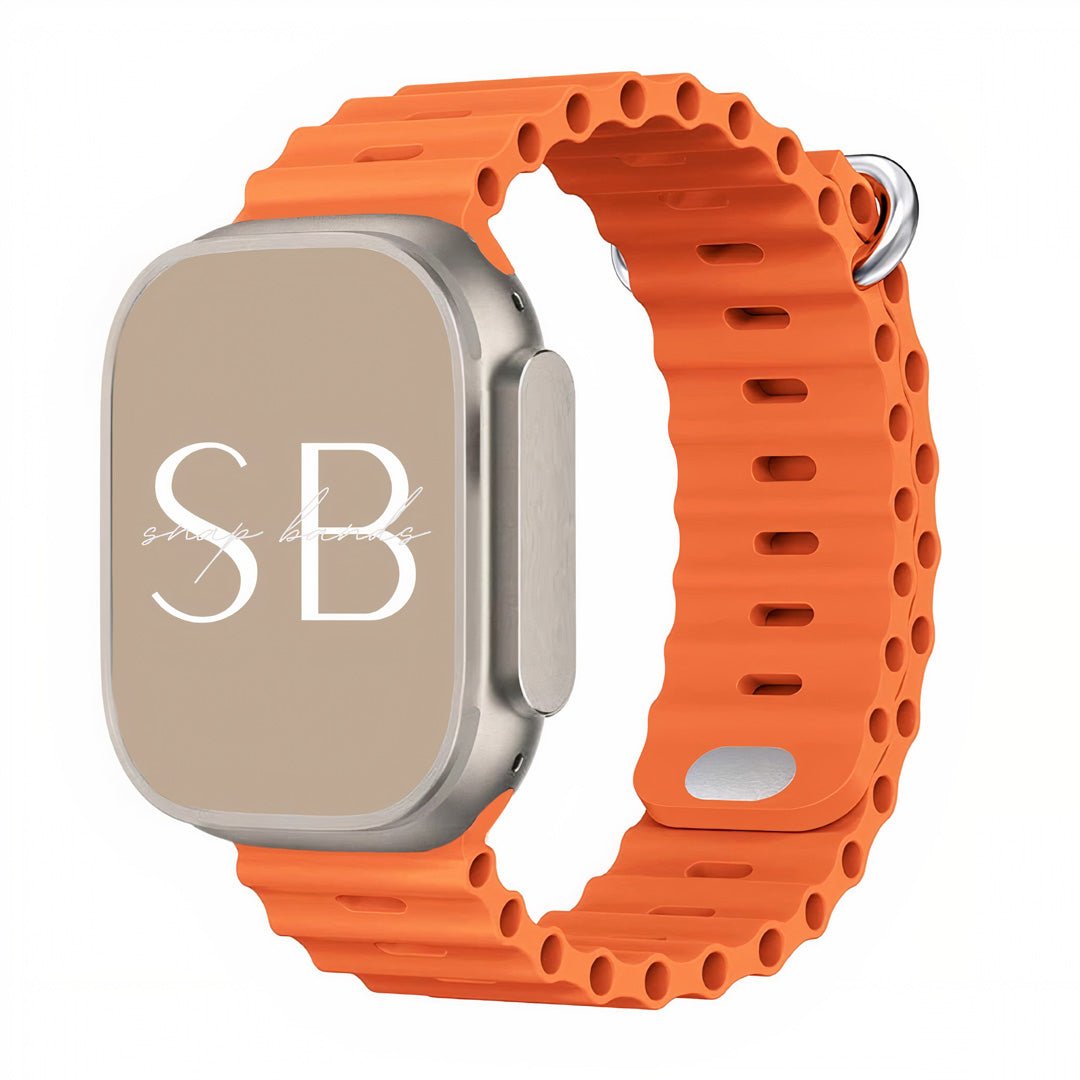 MARINE SILICONE WATCH BAND - #Snap Bands#