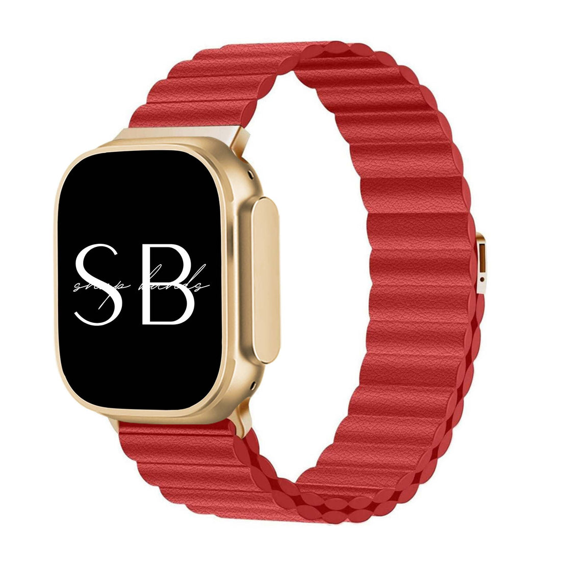 ROSSO GENUINE LEATHER BAND - #Snap Bands#