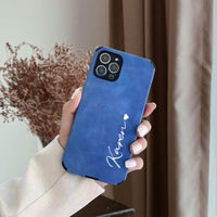 Suede Leather iPhone Case - #Snap Bands#